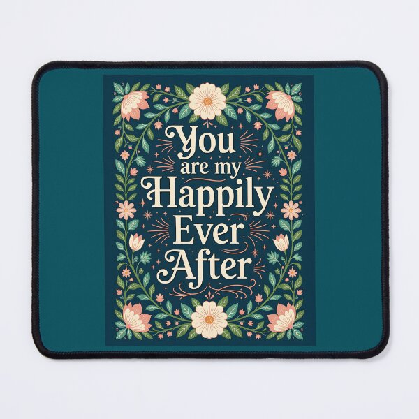 Item preview, You Are My Happily Ever After - in a book cover typography designed and sold by Ponted.
