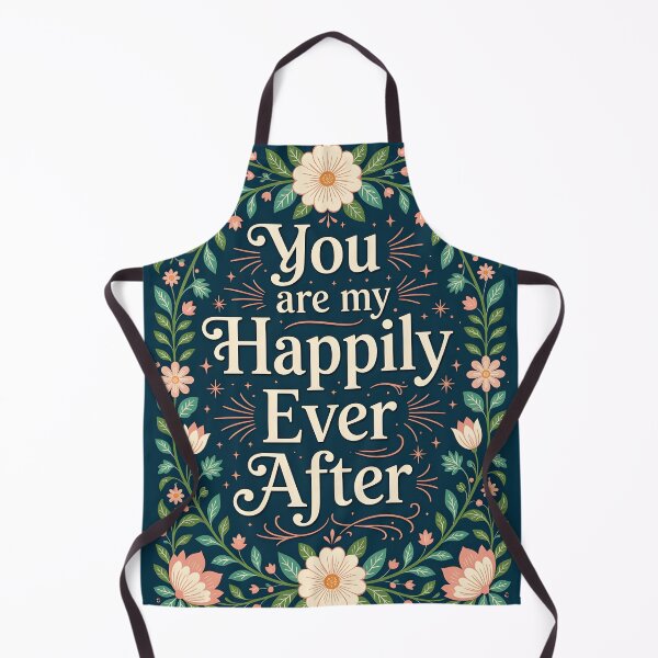 Item preview, You Are My Happily Ever After - in a book cover typography designed and sold by Ponted.