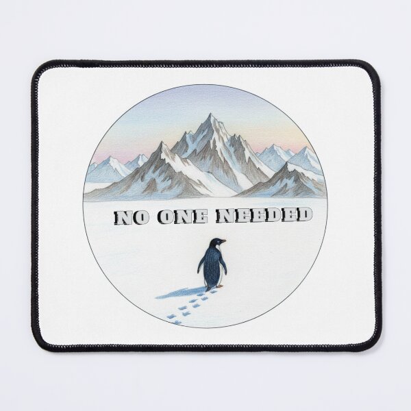 Item preview, No One Needed – Independent Penguin Art designed and sold by Aathini Creatives.