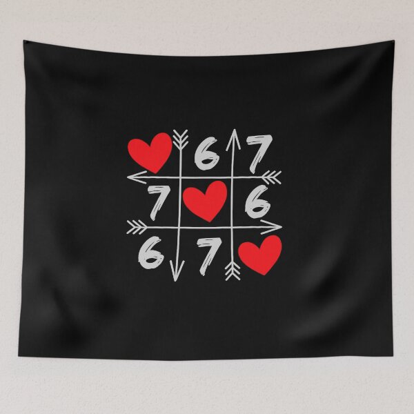 Item preview, 67 Love Meme Valentine Funny Six Seven Trendy Graphic designed and sold by InkStormPro.