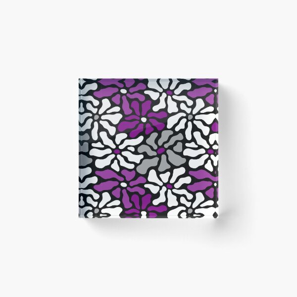 Item preview, Contemporary Abstract Floral Pattern in Asexual Colorway designed and sold by teeworthy.