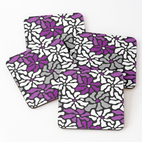 Item preview, Contemporary Abstract Floral Pattern in Asexual Colorway designed and sold by teeworthy.