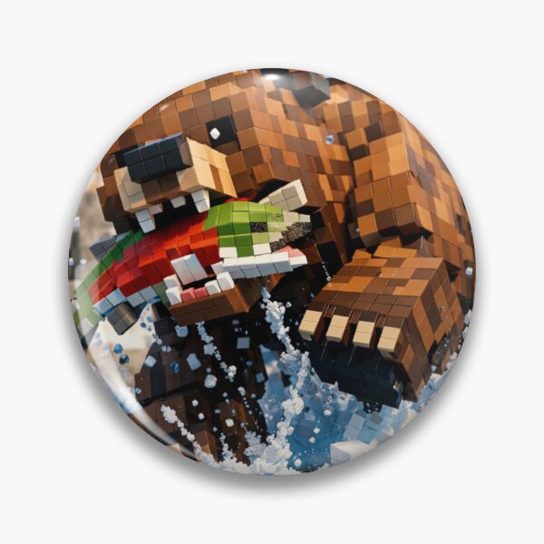 Item preview, Bear Inspired of Minecraft ArtWork designed and sold by FeelTheDrawing.