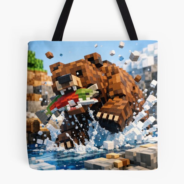 Item preview, Bear Inspired of Minecraft ArtWork designed and sold by FeelTheDrawing.