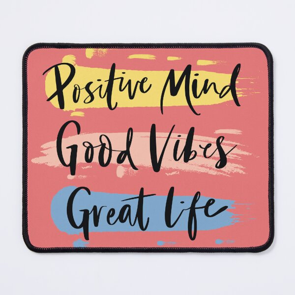 Item preview, Positive Mind Good Vibes Great Life Pastel designed and sold by callmemmed.