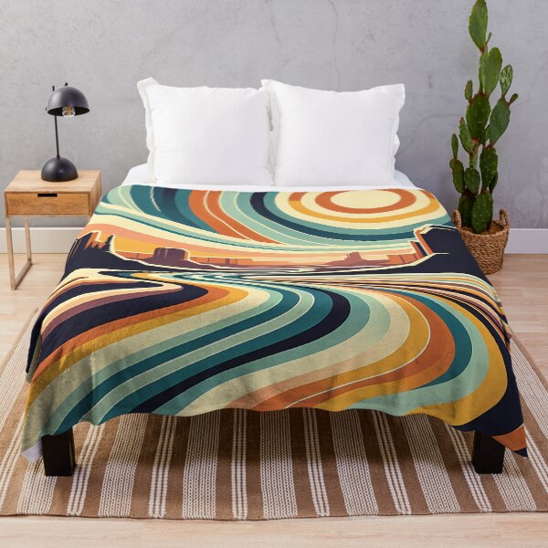 Item preview, Abstract Desert River Under Concentric Sun designed and sold by InkSmithery.