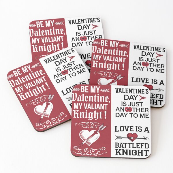 Item preview, Be My Valiant Knight – Funny Valentine Medieval Love Design designed and sold by creativecartstudio.