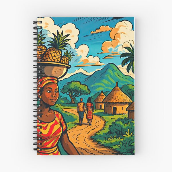 Item preview, Ghana landscape | Comics stylCartoone -  designed and sold by ComicsFactory.