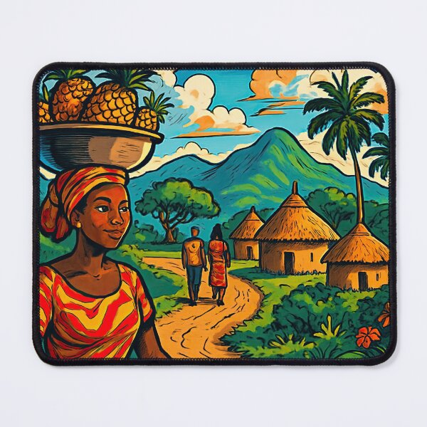 Item preview, Ghana landscape | Comics stylCartoone - designed and sold by ComicsFactory.