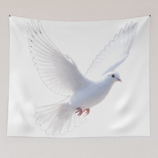 Item preview, White Dove of Peace – Holy Spirit Christian Symbol of Love and Faith designed and sold by @majovegana.
