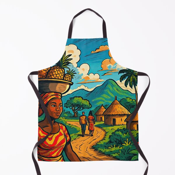 Item preview, Ghana landscape | Comics stylCartoone - designed and sold by ComicsFactory.