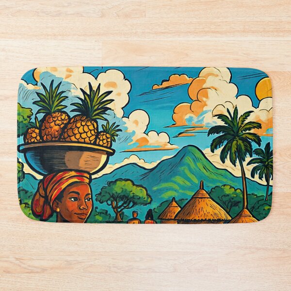 Item preview, Ghana landscape | Comics stylCartoone -  designed and sold by ComicsFactory.