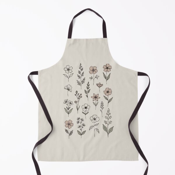 Item preview, Vintage Wildflowers Line Art – Minimalist Boho Floral Botanical designed and sold by stylishdzign.