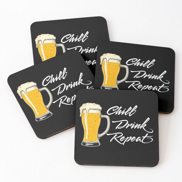 Item preview, Chill Drink Repeat Beer Slogan Party Design designed and sold by Conpo.