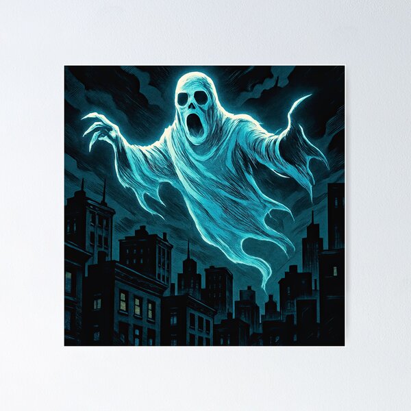 Item preview, Ghost | Comics stylCartoone -  designed and sold by ComicsFactory.