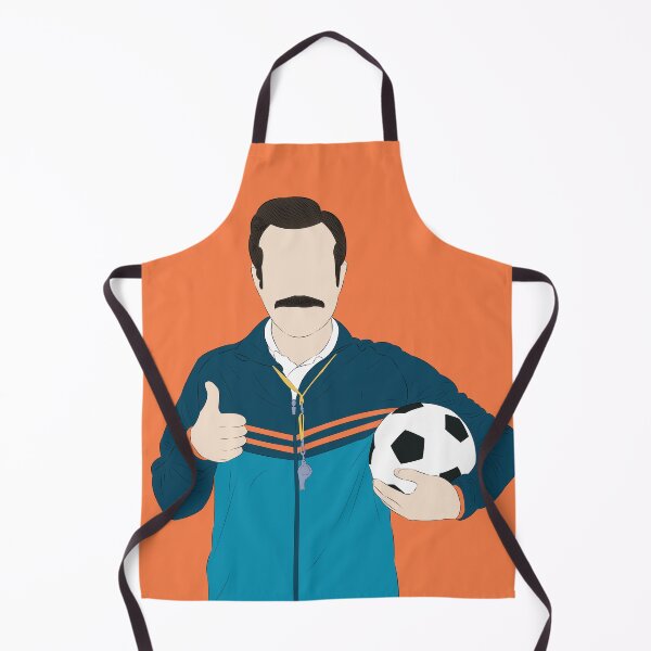 Artikelvorschau, Porträt von Footballtrainer Ted Lasso entworfen und verkauft von Still Silhouette.