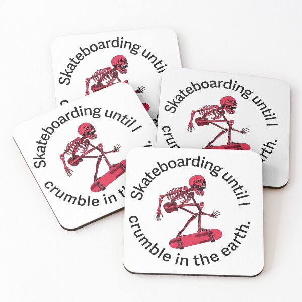 Item preview, Skateboarding Skeleton with Quote designed and sold by RedRebelxx.