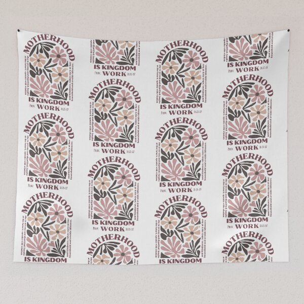 Item preview, Motherhood Is Kingdom Work Boho Floral Mom Mama Mother's Day designed and sold by pansak.