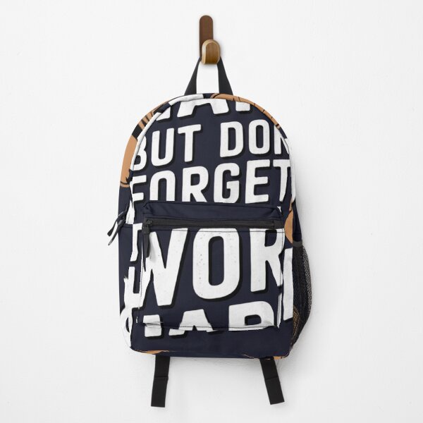 Item preview, Work Hard But Don’t Forget to Live Harder – Motivational Lifestyle Design designed and sold by creativecartstudio.