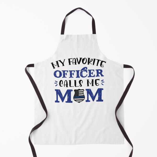 Item preview, My Favorite Officer Calls Me Mom Blue Line Police Mom Mother's Day designed and sold by pansak.