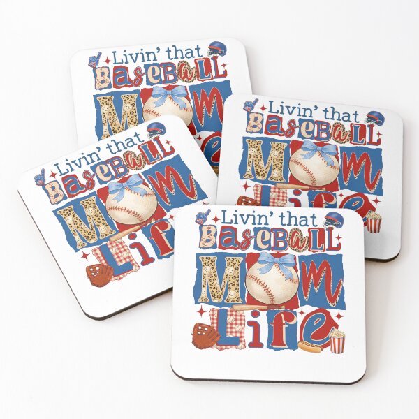 Item preview, Livin' That Baseball Mom Life Proud Baseball Mom Coquette Bow designed and sold by pansak.