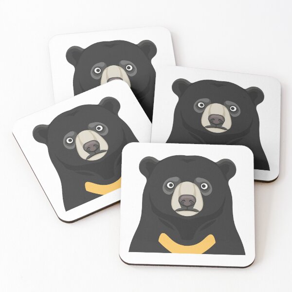 Item preview, Confused Sun Bear Uncanny Valley Face designed and sold by Petzzz.