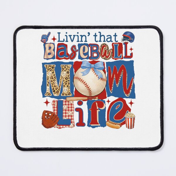 Item preview, Livin' That Baseball Mom Life Proud Baseball Mom Coquette Bow designed and sold by pansak.