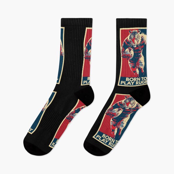 Item preview, Born To Play Rugby Tiger Rugby Player Dark Hope designed and sold by TrueArtsStore.