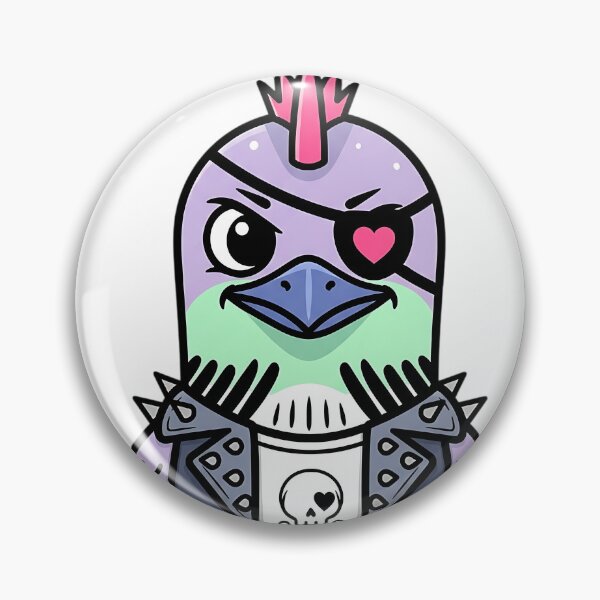Item preview, Rebellious Rebel loon bird punk designed and sold by iwzzuel.