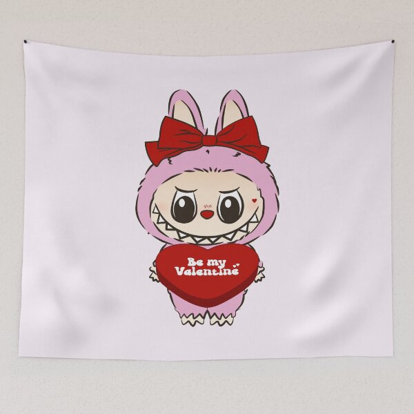 Item preview, Labubu Pink - Be my Valentine designed and sold by DigiDuch.