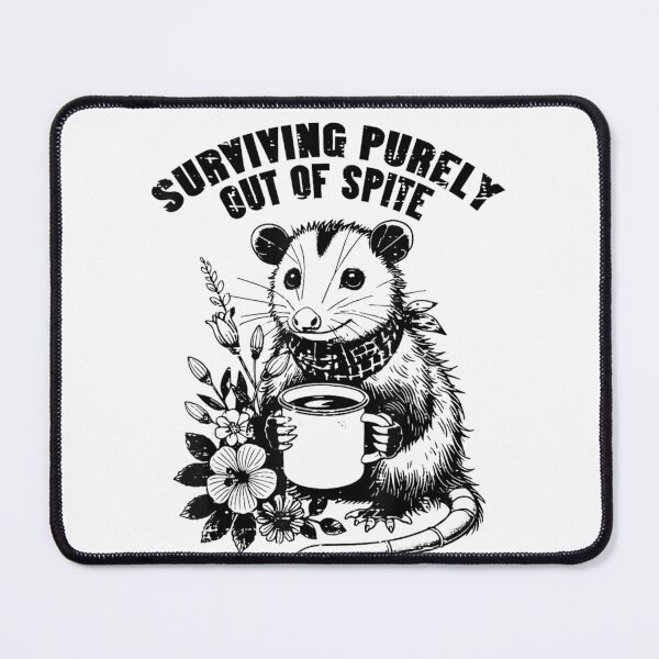 Item preview, Opossum Surviving Out of Spite Funny Possum Humor Men Women  , Opossum Gift For Mom Dad Kids designed and sold by Opossum GIFT ★★★★★.