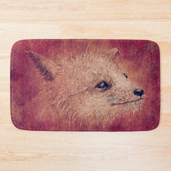Item preview, the red furry fox cub smells spring fever designed and sold by Erika Castricum.