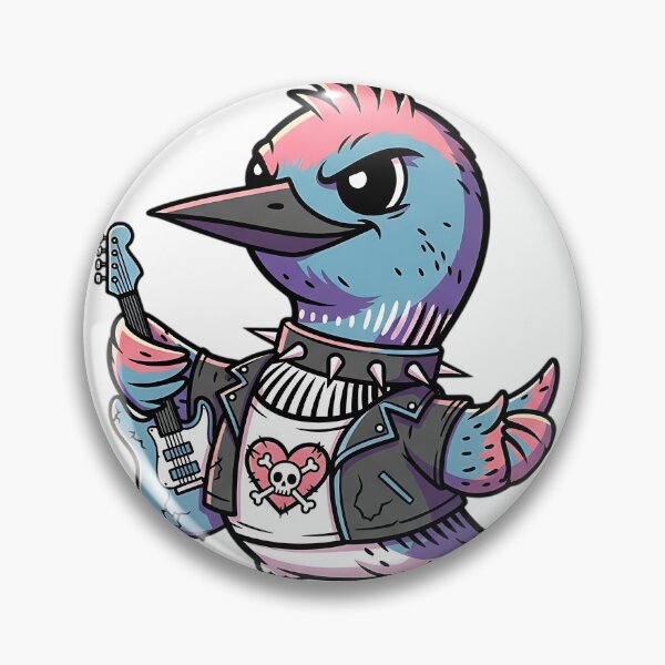 Item preview, Rebellious Rebel loon bird punk designed and sold by iwzzuel.