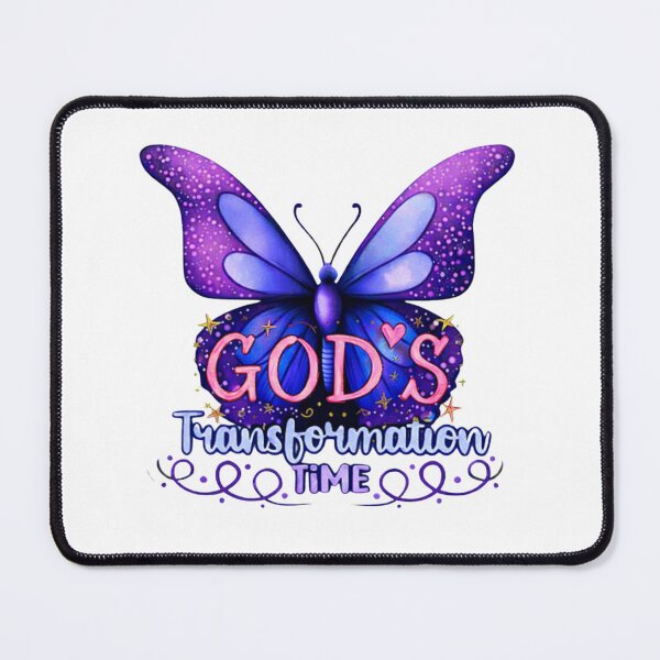 Item preview, GOD’S TRANSFORMATION TIME – Inspirational Butterfly Design designed and sold by Creavatim .