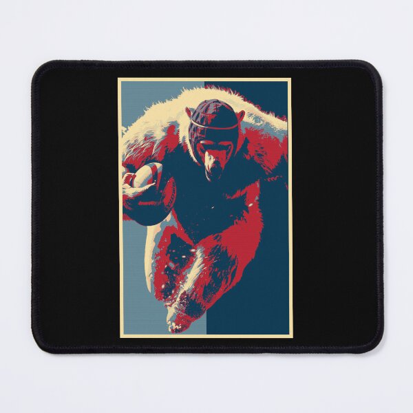 Item preview, Polar Bear Rugby Player HOPE designed and sold by TrueArtsStore.