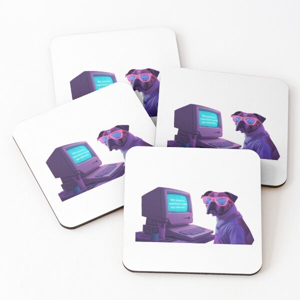 Item preview, My parents survived dial up internet Dog designed and sold by OscarArtistry.