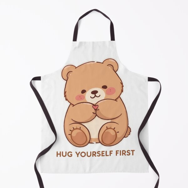 Item preview, Hug Yourself First Cute Teddy Bear Self Love Design designed and sold by Shanker-studio.