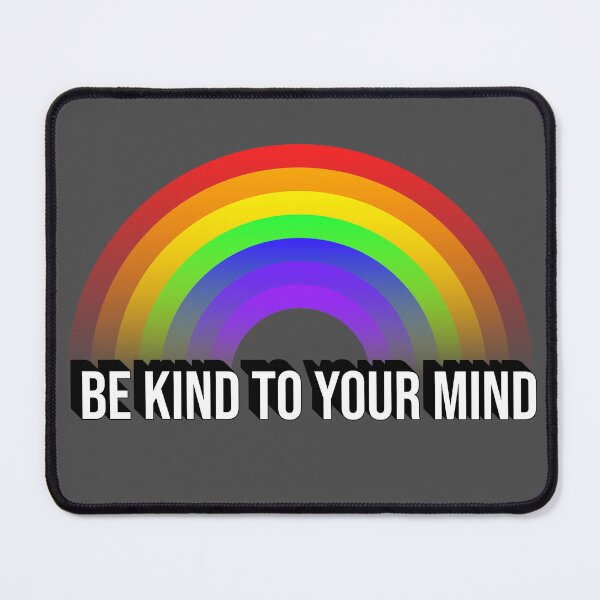 Item preview, Be Kind to Your Mind – Mental Wellness, Self-Care, and Positive Awareness Art designed and sold by ArtsyExplorer.