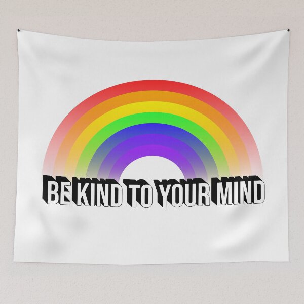 Item preview, Be Kind to Your Mind – Mental Wellness, Self-Care, and Positive Awareness Art designed and sold by ArtsyExplorer.