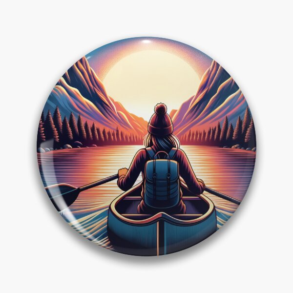Item preview, Canoe at Night designed and sold by RobertMartinArt.