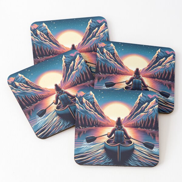 Item preview, Canoe at Night designed and sold by RobertMartinArt.
