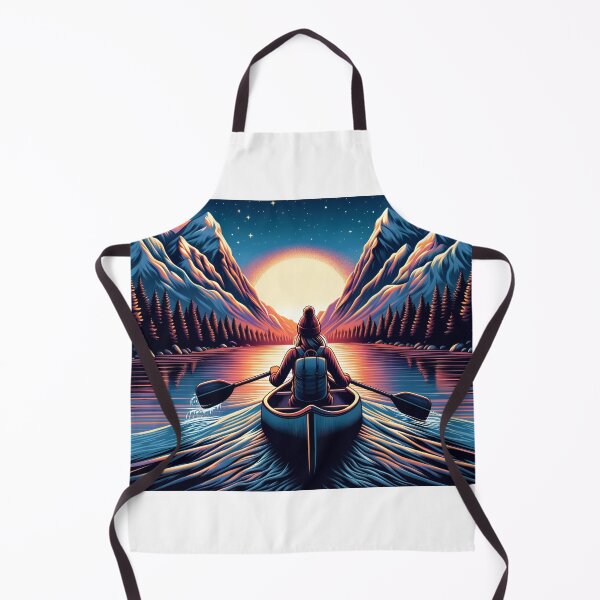 Item preview, Canoe at Night designed and sold by RobertMartinArt.