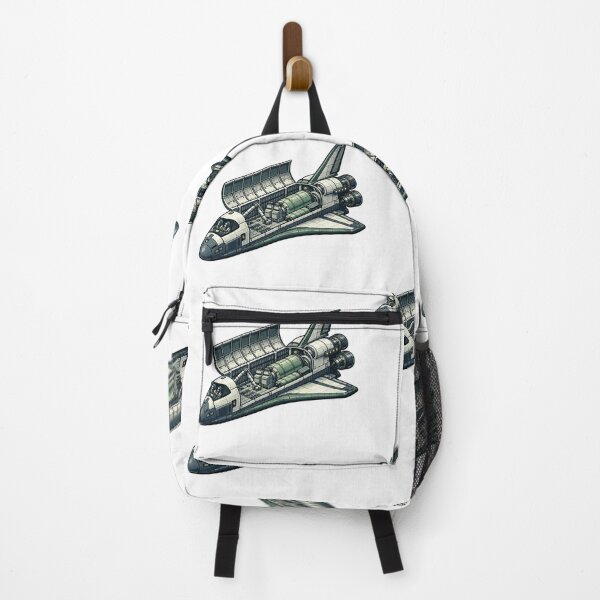 Item preview, Exploded Style Space Shuttle Interior Design Illustration designed and sold by Combat Skies.