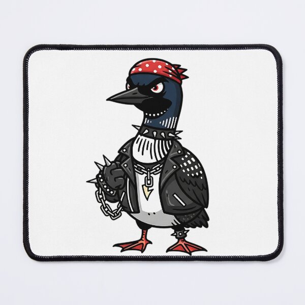 Item preview, Rebellious Rebel loon bird punk designed and sold by iwzzuel.