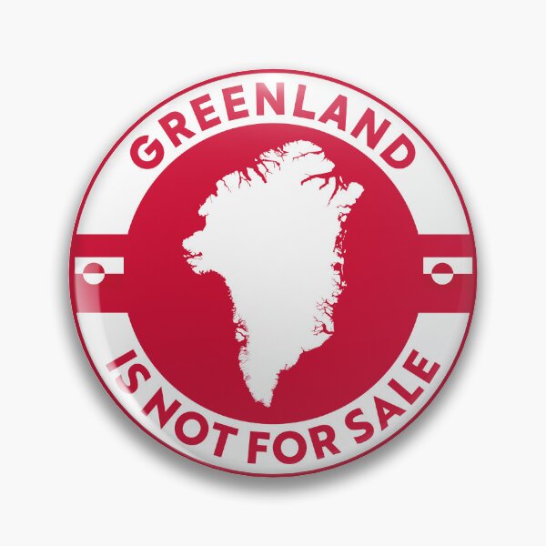Item preview, Greenland Is Not for Sale - Greenland Flag Anti Trump designed and sold by PixVib.