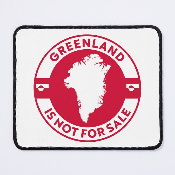 Item preview, Greenland Is Not for Sale - Greenland Flag Anti Trump designed and sold by PixVib.