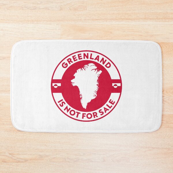 Item preview, Greenland Is Not for Sale - Greenland Flag Anti Trump designed and sold by PixVib.