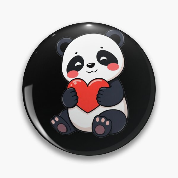 Item preview, Lindo panda pequeño como regalo de San Valentín designed and sold by Thread&Fable.