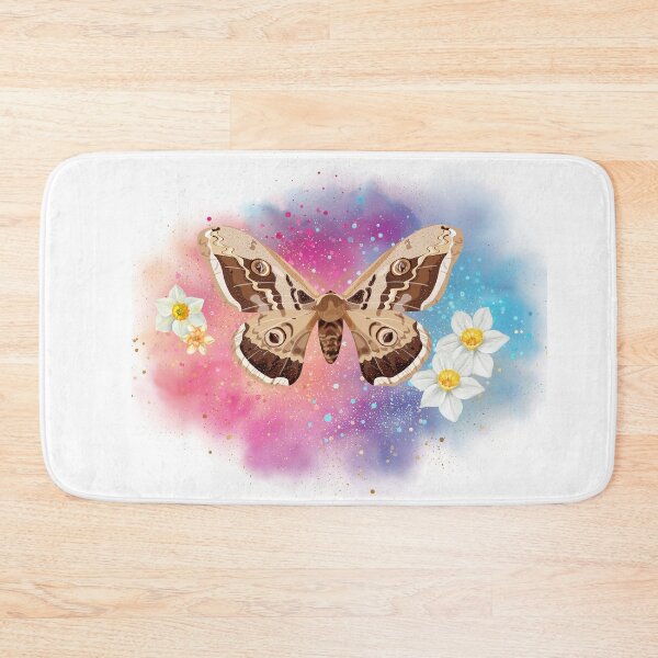 Item preview, Ethereal Moth in Floral Smoke designed and sold by Mypieceofspace.