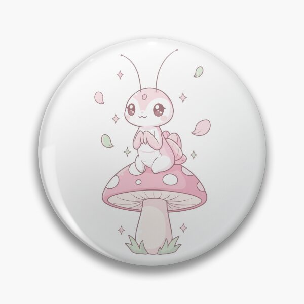 Item preview, Pastel Pink Predator Orchid Mantis Cottagecore designed and sold by Petzzz.